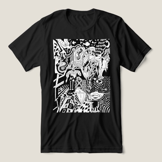 Subconscious Fish Tri-Blend Shirt (Design Front)
