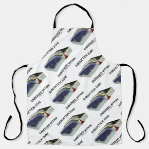 Subduction Zone Embedded Within Geology Humour Apron