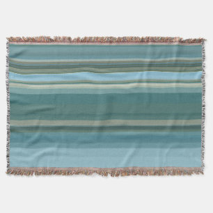 Subdue Blue Colour Shade Throw Blanket