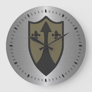 Subdued 72nd Ordnance Brigade Patch COMZEUR/TASCOM Large Clock