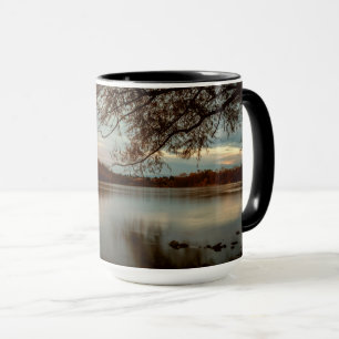 Subdued a Sunset on the Sacramento River Mug