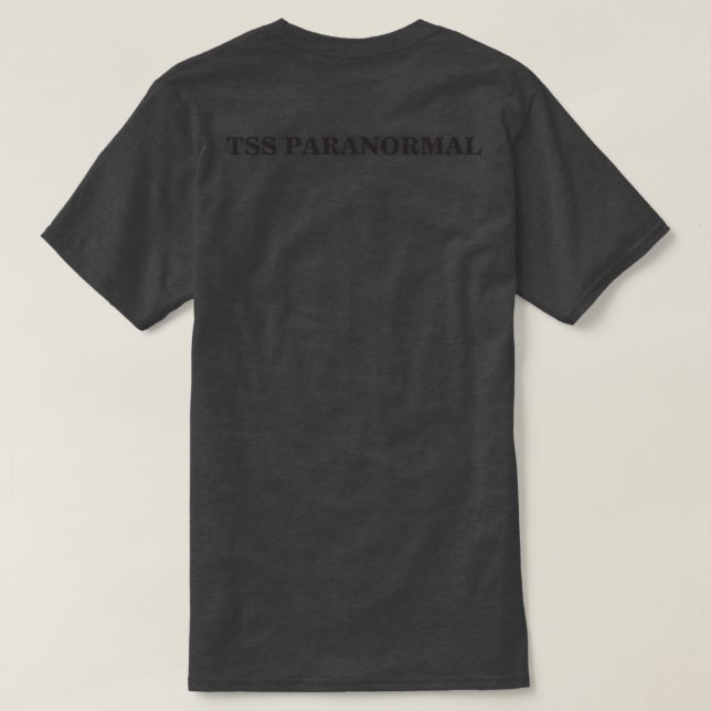 Subdued Black TSS Paranormal T-Shirt (Design Back)