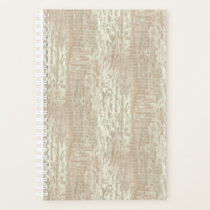 Subdued Coastal Pine Wood Grain Look Planner