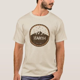 Subdued Earth Round Logo [Sand] T-Shirt