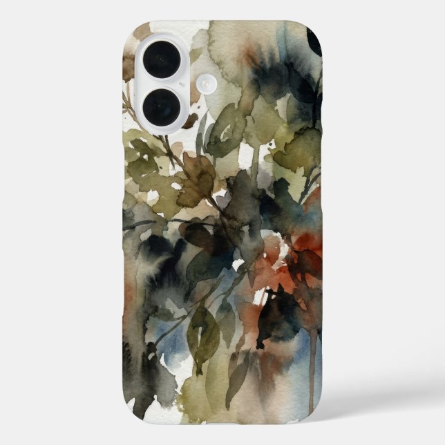 Subdued Forest Watercolor Case-Mate iPhone Case (Back)
