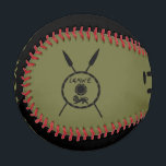 Subdued Maccabee Shield And Spears<br><div class="desc">A black military "subdued" style depiction of a Maccabee's shield and two spears. The shield is adorned by a lion and text reading "Yisrael" (Israel) in the Paleo-Hebrew alphabet. Hebrew text reading "Maccabee" also appears. Add your own additional text. The Maccabees were Jewish rebels who freed Judea from the yoke...</div>