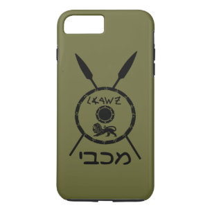 Subdued Maccabee Shield And Spears Case-Mate iPhone Case