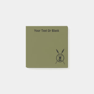 Subdued Maccabee Shield And Spears Post-it Notes