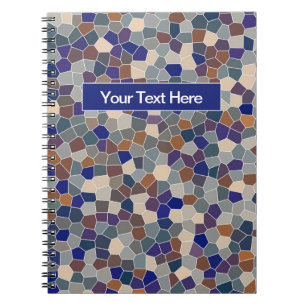 Subdued Multicolored Pattern  Notebook
