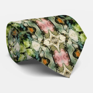 Subdued Multicoloured Pattern Tie