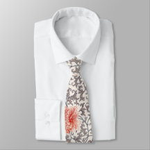 Subdued Oriental Floral Pattern