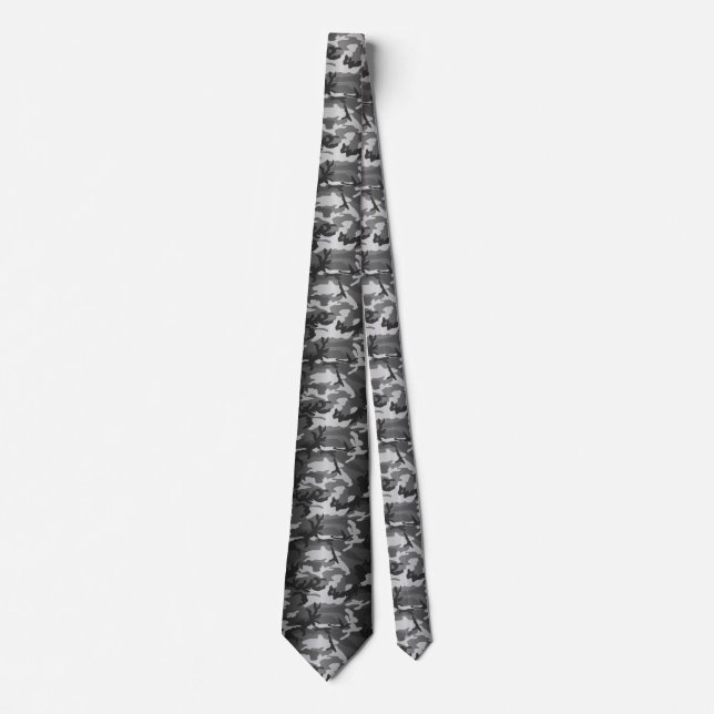 Subdued Woodland Camo Tie (Front)