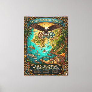 SUBIC, PHILIPPINES: AN ERA OF ADVENTURE & LEISURE CANVAS PRINT