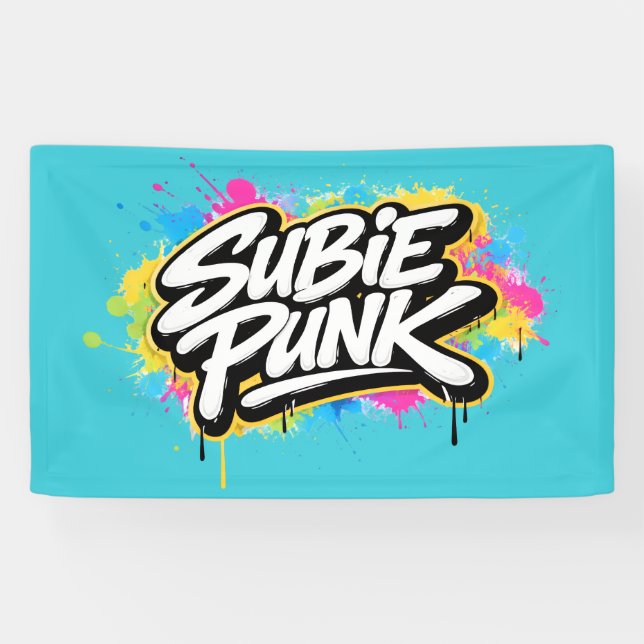 SUBIE PUNK Mug Banner (Horizontal)