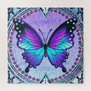 Sublimation Butterfly with Background Jigsaw Puzzle
