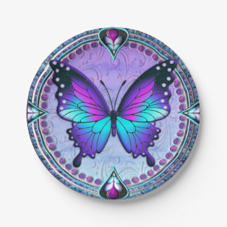 Sublimation Butterfly with Background Paper Plate