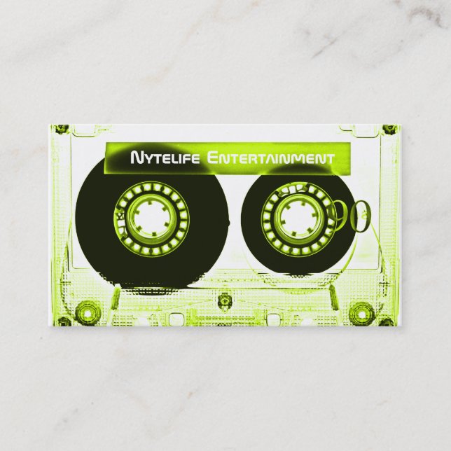 Sublime Lime Mixtape Business Card (Front)