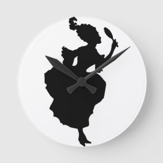 Sublime Marie Antoinette Silhouette Clock