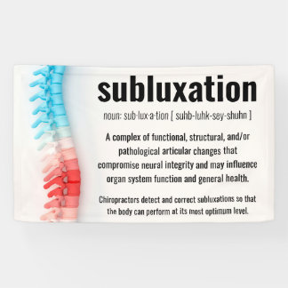 Subluxation Definition Chiropractic Banner