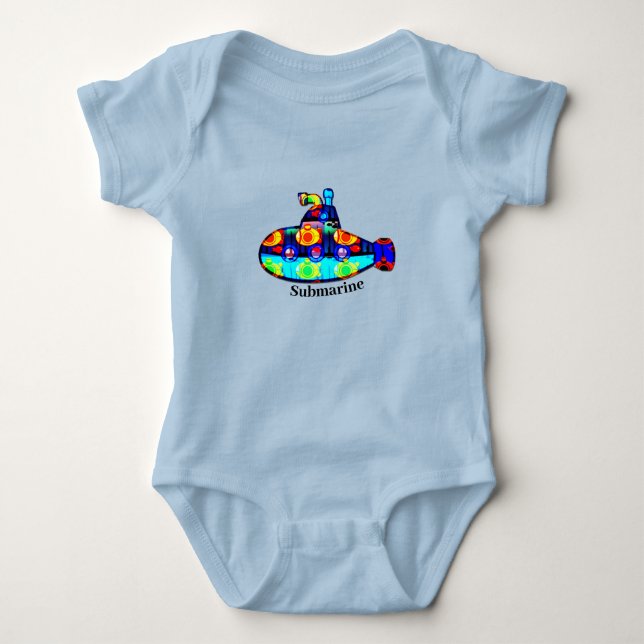 Submarine  baby bodysuit (Front)