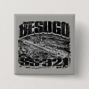 Submarine Besugo Square Button Button