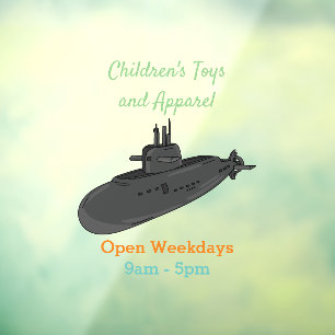 Submarine cartoon illustration