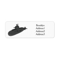 Submarine cartoon illustration