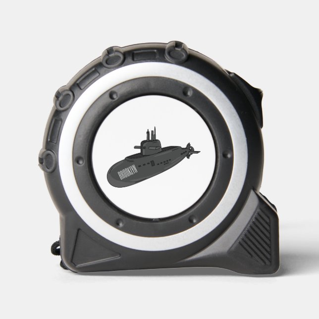 Submarine cartoon illustration  1 (Front)