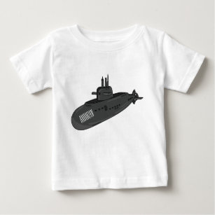 Submarine cartoon illustration baby T-Shirt