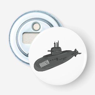 Submarine cartoon illustration  bottle opener
