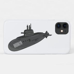Submarine cartoon illustration Case-Mate iPhone case