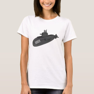 Submarine cartoon illustration T-Shirt