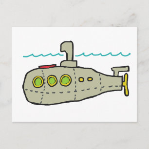 Submarine Postcard