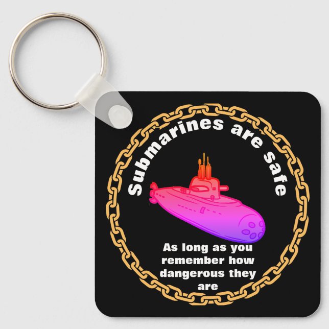 Submarine Safety Key Ring (Front)