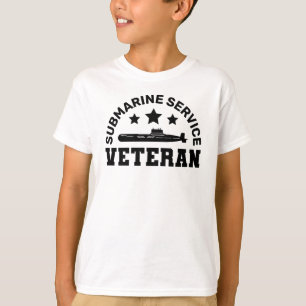 Submarine Service Veteran - Military Design T-Shirt