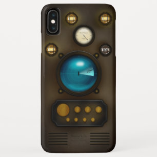 Submarine Ship Control Room Steampunk Vintage Tech Case-Mate iPhone Case