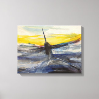 Submarine Stretched Canvas Print