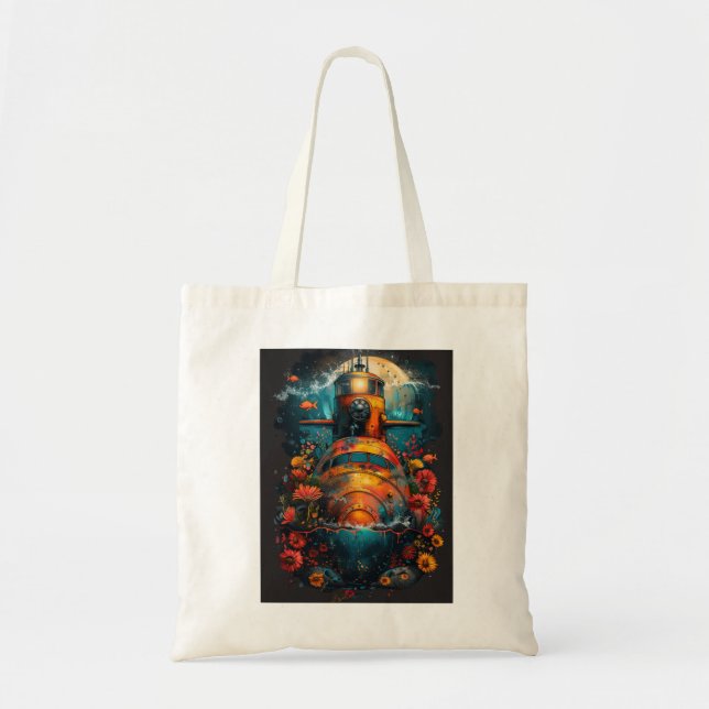 submarine tote bag (Front)
