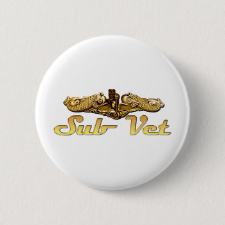 Submarine Veteran 6 Cm Round Badge