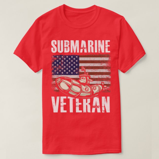 Submarine Veterans T-Shirt (Design Front)