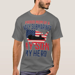 Submariner Submarines Veteran Military Proud Mum T-Shirt
