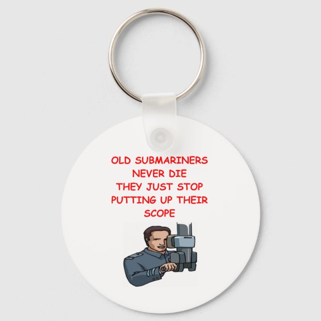 SUBmariners never die Key Ring (Front)