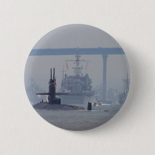 Submarines Subs Nuclear Ships Navy 6 Cm Round Badge