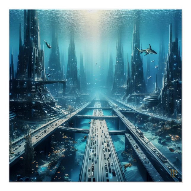 Submerged Society Poster (Front)