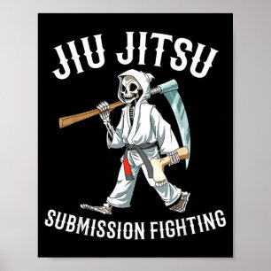 Submission Fightinng Reaper Leg Locks- Brazilian Poster