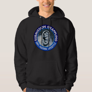 Submission grappler cauliflower ear jiu jitsu, hoodie