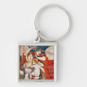 Subscribe to Hasten Peace by Victory' Key Ring