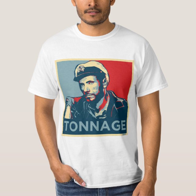 SUBSIM Der Alte TONNAGE t-shirt (Front)