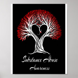 Substance Abuse Autism Awareness Poster