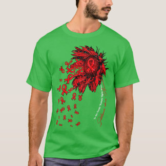 Substance abuse Awareness sunflower nobody fights  T-Shirt